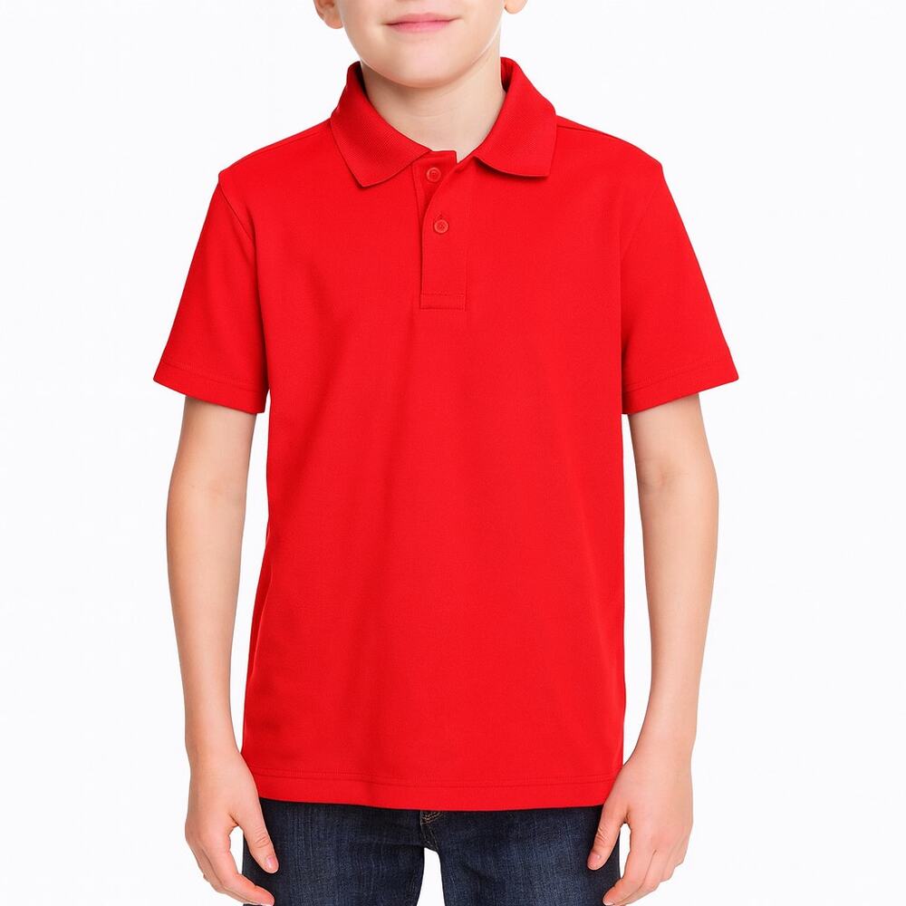 Excellent condition Chaps Boys' Polo Shirt - Size Medium (10/12), Red